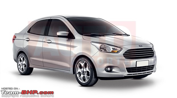 New Ford Ka Concept 4-Door is the Longer, Better-Looking Brother of the  Figo