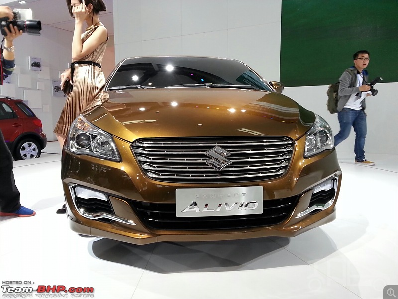 Team-BHP SCOOP: Maruti Ciaz / YL1. Scoop Pics on Page 99-suzukialiviofrontatautochina2014.jpg