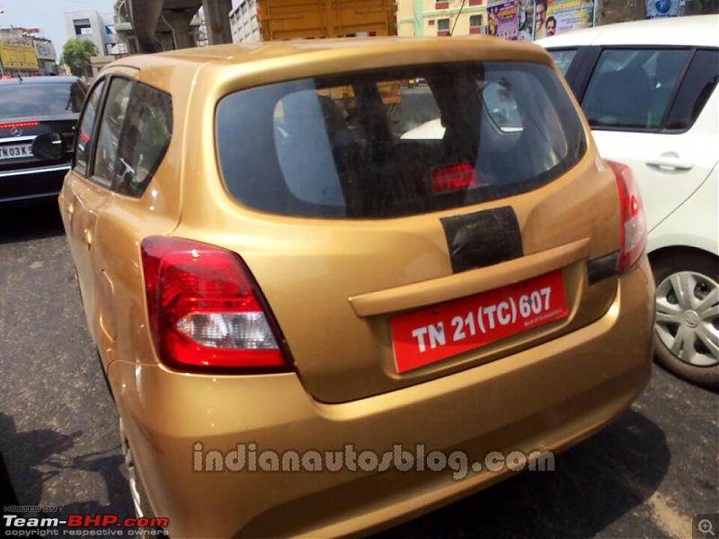 Datsun starts testing GO+ MPV in India-datsungompvspiedinindiarearquarter.jpg