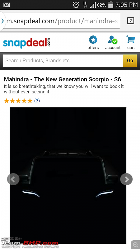 2014 Mahindra Scorpio Facelift (W105). EDIT: Now launched at Rs. 7.98 lakhs-screenshots_20140919190506.png