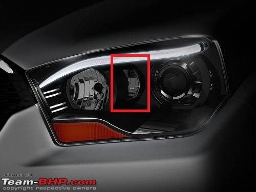 2014 Mahindra Scorpio Facelift (W105). EDIT: Now launched at Rs. 7.98 lakhs-headlamp.jpg