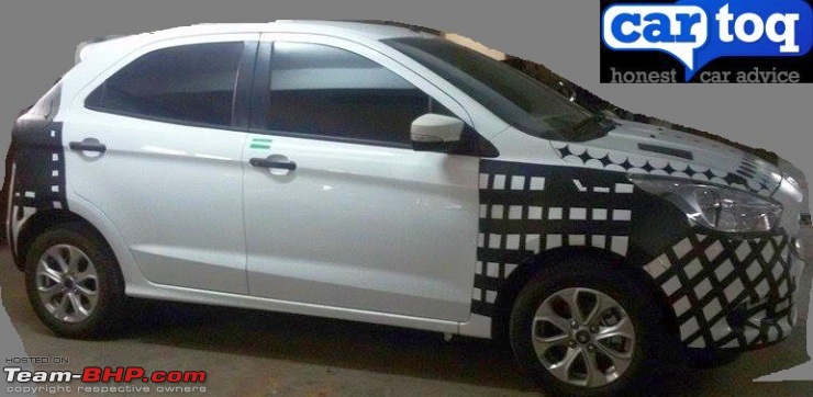 The next-gen 2015 Ford Figo. EDIT: Now launched-2015fordfigohatchbackspyshot6.jpg