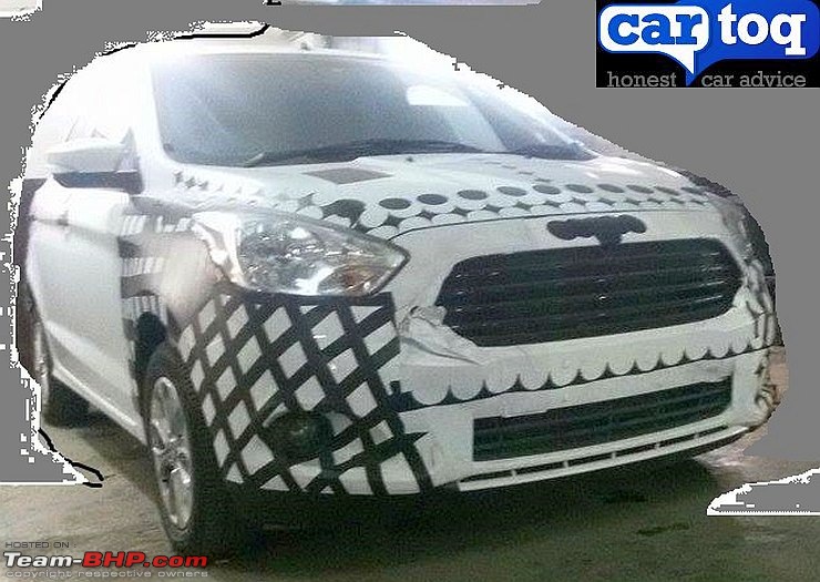 The next-gen 2015 Ford Figo. EDIT: Now launched-2015fordfigohatchbackspyshot1.jpg