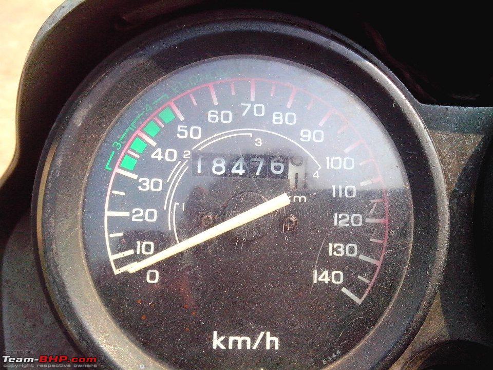 milometer reading