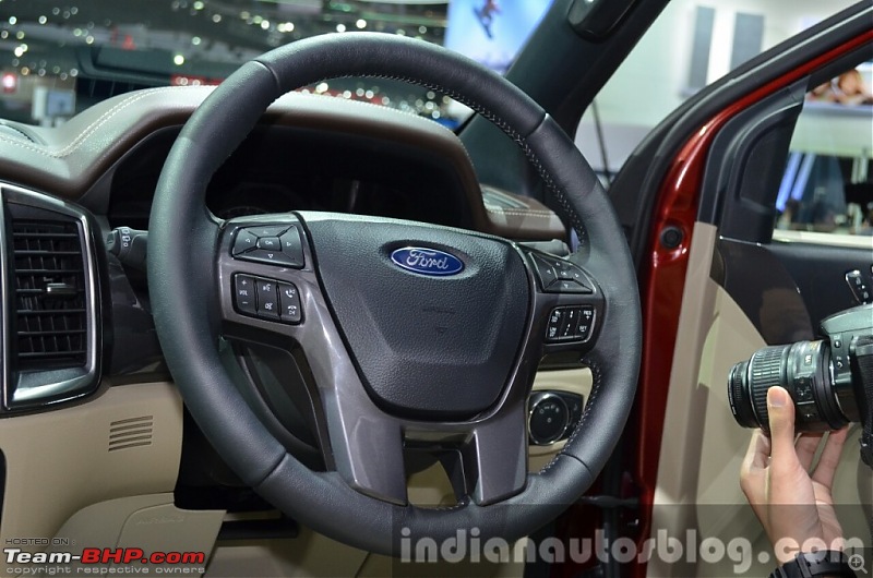 The next-generation Ford Endeavour. EDIT: Now spotted testing in India-2015fordevereststeeringwheel2015fordendeavouratthe2015bangkokmotorshow1024x678.jpg