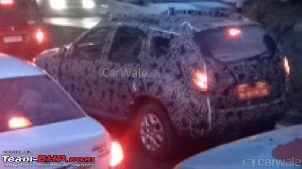 Renault Duster facelift spotted testing in India - Page 2 - Team-BHP