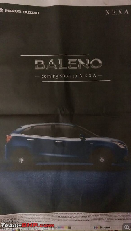 Next-gen Suzuki Baleno (YRA) unveiled. EDIT: Now launched at Rs. 4.99 lakhs-1444116697065.jpg