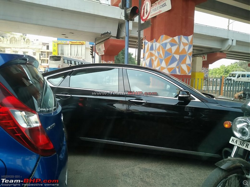 Bangalore: Hyundai Genesis luxury sedan spotted-1.jpg