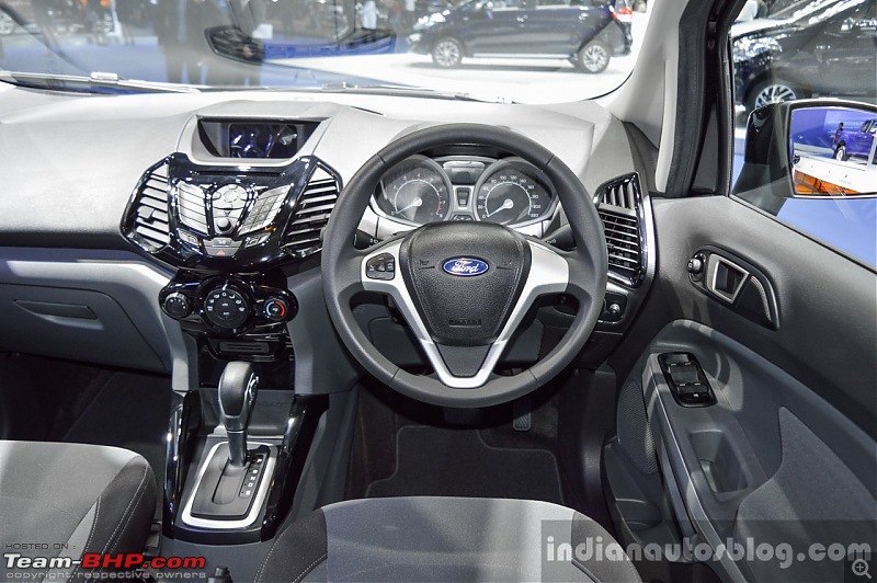 Ford launches EcoSport Black Edition at Rs. 8.58 lakh-fordecosportblackeditionsteeringwheelat2016bims.jpg