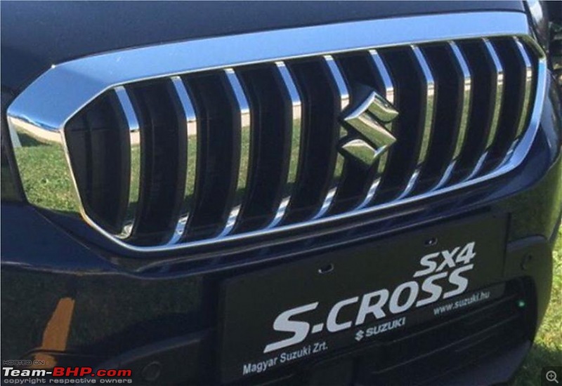 2016 Suzuki S-Cross facelift leaked. EDIT: Launched at Rs. 8.49 lakh-grill.jpg