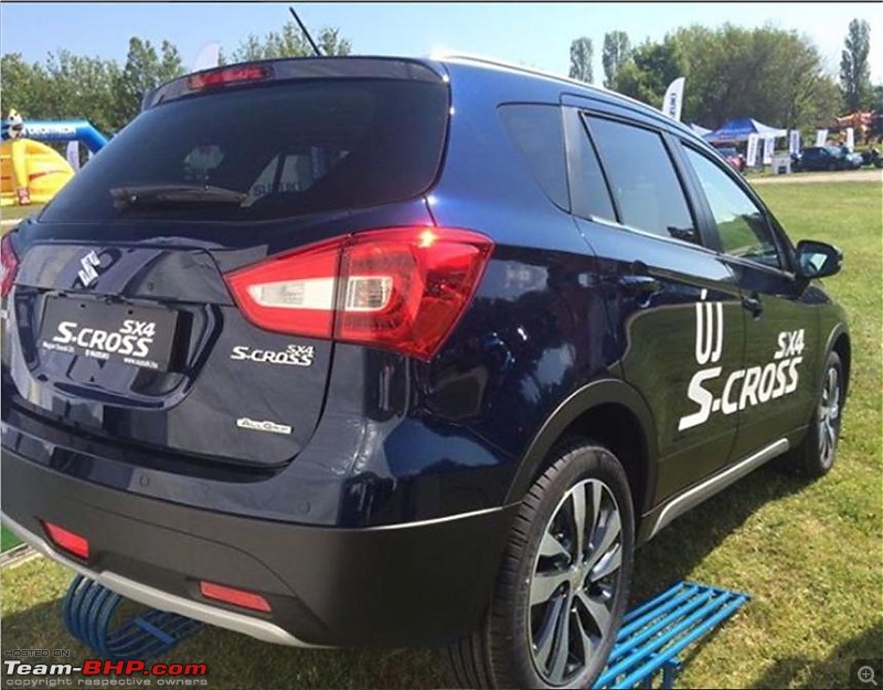 2016 Suzuki S-Cross facelift leaked. EDIT: Launched at Rs. 8.49 lakh-rear.jpg