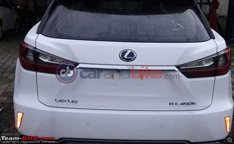 Lexus starts importing the RX450h Hybrid SUV into India-lexusrx450hrearspotted_827x510_41475838998.jpg