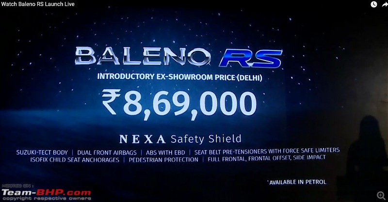 The Maruti Baleno RS: 1.0L turbo-petrol engine. EDIT: Launched at Rs. 8.69 lakh-capture.jpg