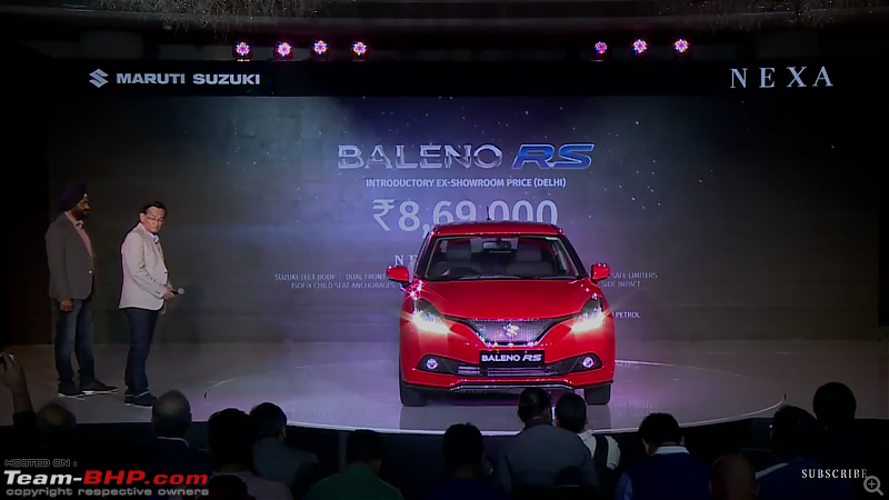 The Maruti Baleno RS: 1.0L turbo-petrol engine. EDIT: Launched at Rs. 8.69 lakh-screenshot_20170303191118588_com.google.android.youtube.png