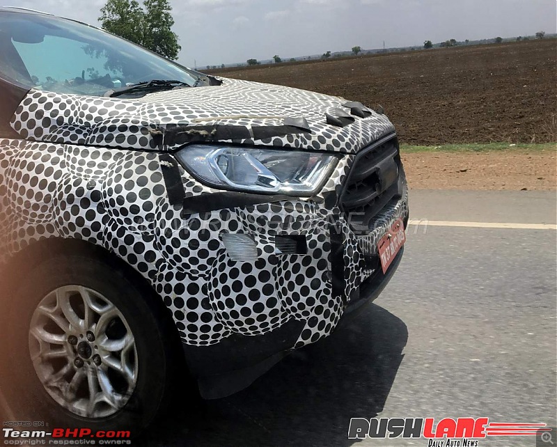 The 2017 Ford EcoSport Facelift caught testing in India. EDIT: Now launched at Rs 7.31 lakhs-newfordecosportfaceliftspied5.jpg