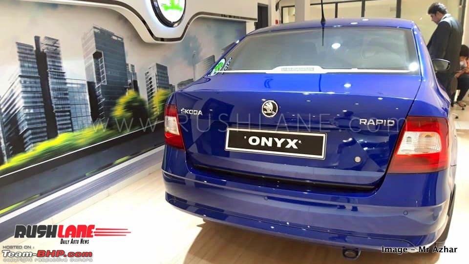 Skoda Rapid Onyx Launched At Rs 9 75 Lakh Team Bhp