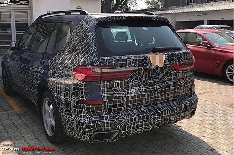 Bmw X7 Spotted In India To Be Launched On January 31 2019 Team Bhp