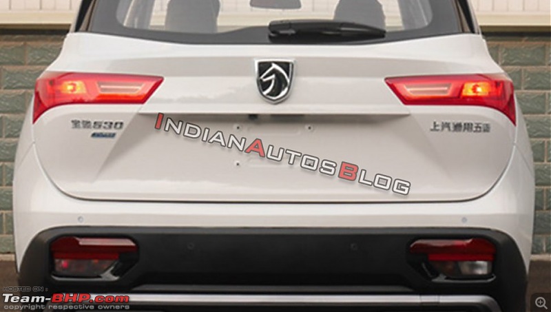 Baojun 530 (MG Hector) facelift leaked-mghectorbaojun530faceliftrear20b9a.jpg