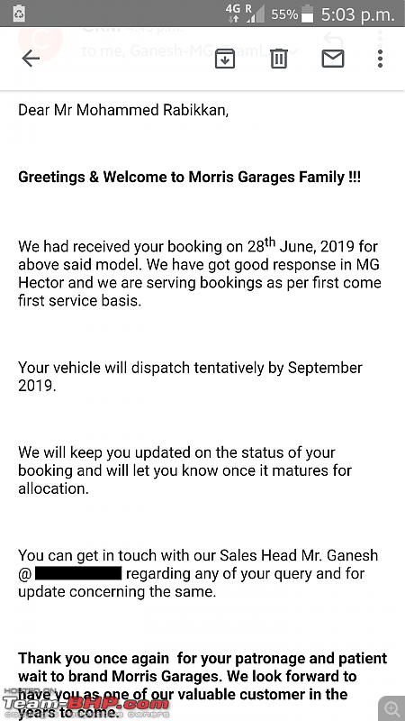 MG India's first SUV named Hector. Edit: Launched @ 12.18L-screenshot_20190731170351.png