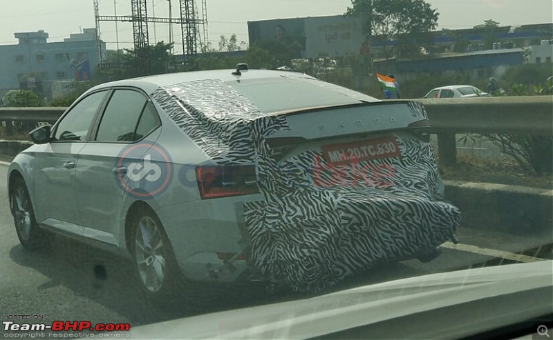 Scoop! 2020 Skoda Superb spied for the first time in India-13.jpg