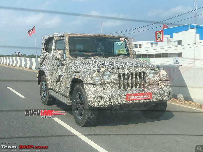 The 2020 next-gen Mahindra Thar : Driving report on page 86-2020mahindratharsunroofspied13.jpg