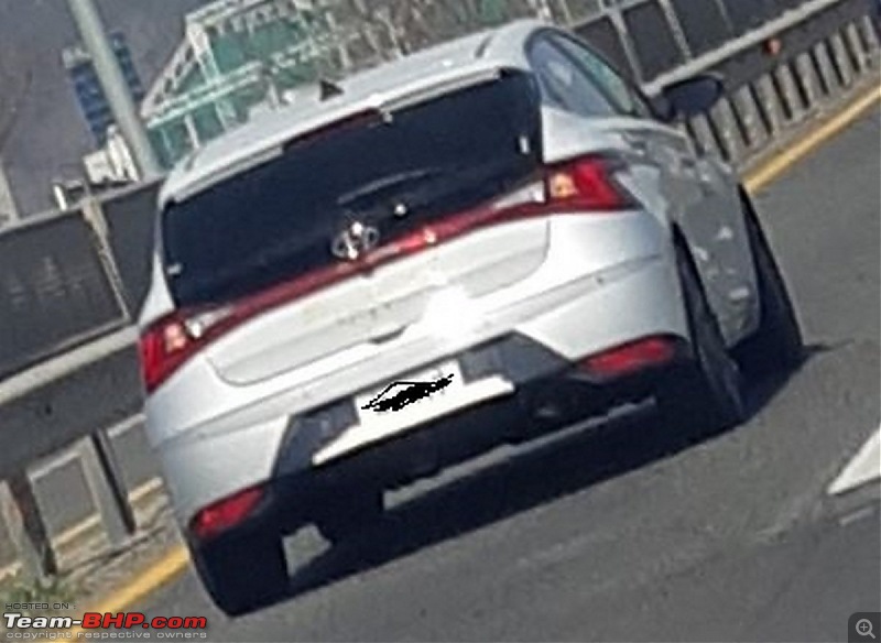 Third-gen Hyundai i20 spotted testing in Chennai. Edit: Launched at 6.79 lakhs-rearsidelookef88.jpg