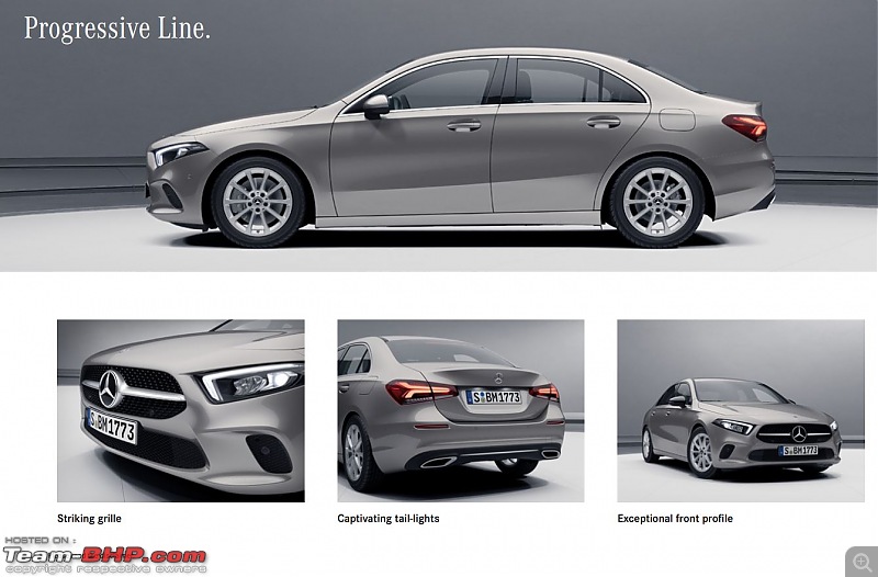 Mercedes Benz A Class Limousine Brochure And Variant Details Team Bhp 6743