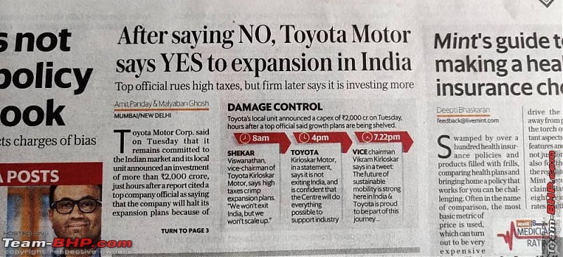 Toyota halts India expansion, blames We Dont Want You taxes-1600222344097.jpg