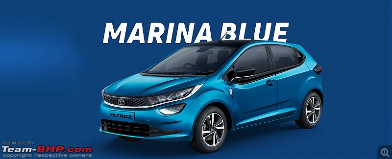 Tata Altroz with turbo petrol engine spotted undisguised-blue.jpg