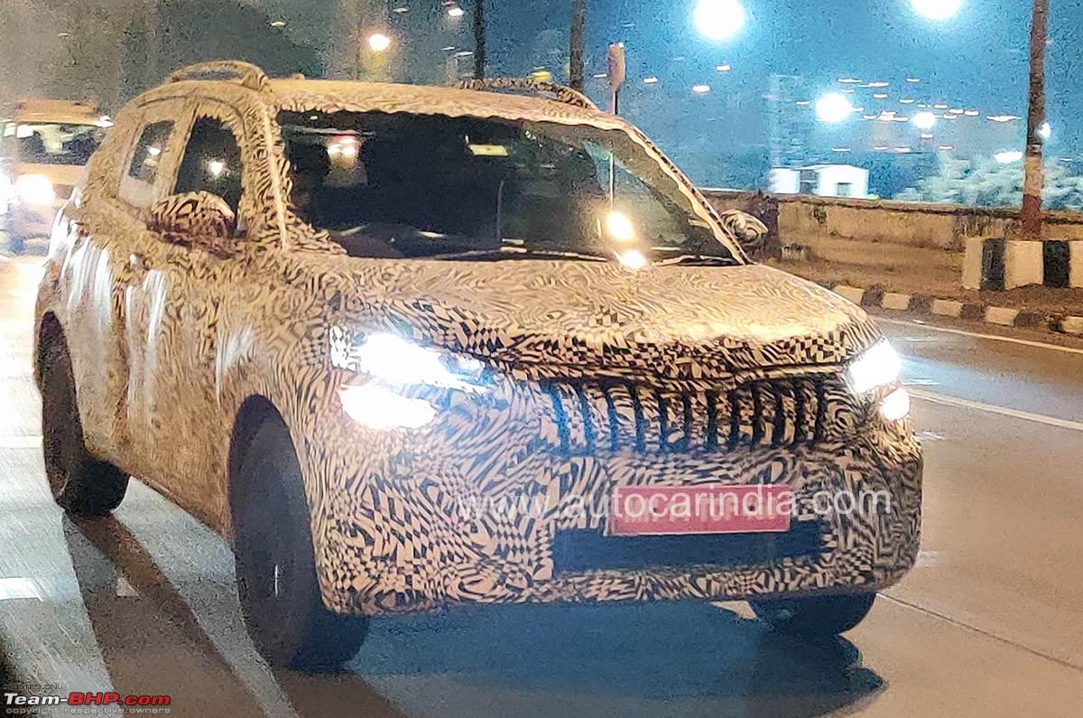 Skoda Vision IN SUV spotted testing in India EDIT: Branded ...