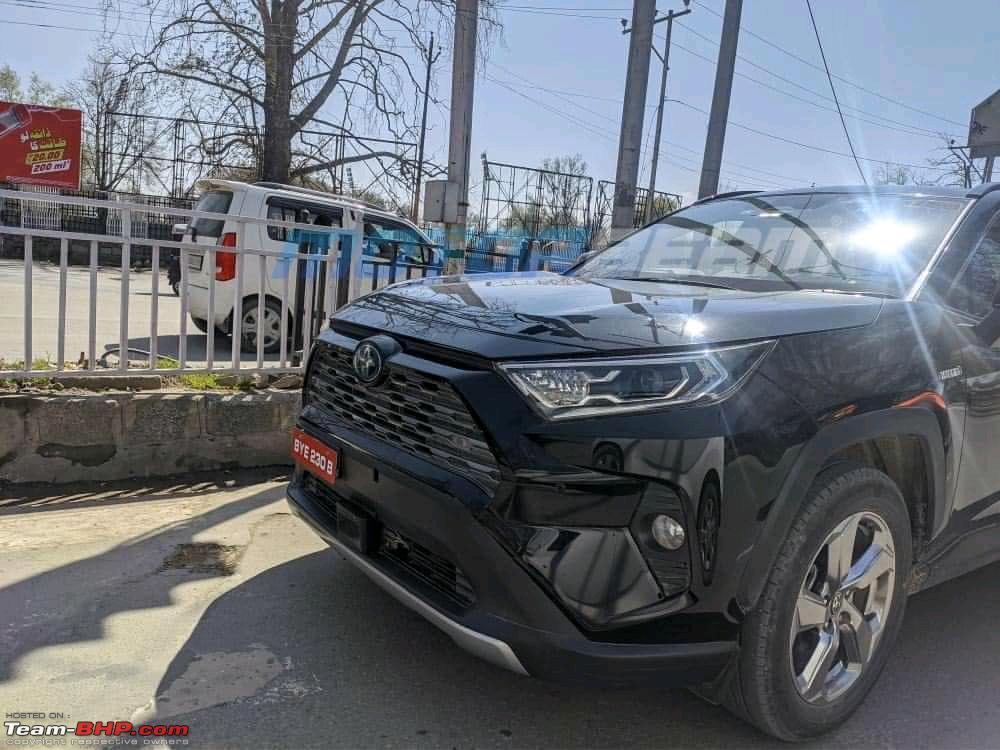 Toyota RAV4 SUV Spotted Undisguised In India Ahead Of Expected