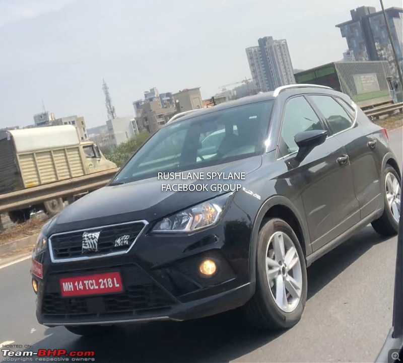 SEAT Arona Compact SUV based on the VW MQB A0 platform spotted at Pune-s2.jpg