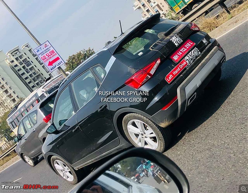 SEAT Arona Compact SUV based on the VW MQB A0 platform spotted at Pune-s3.jpg