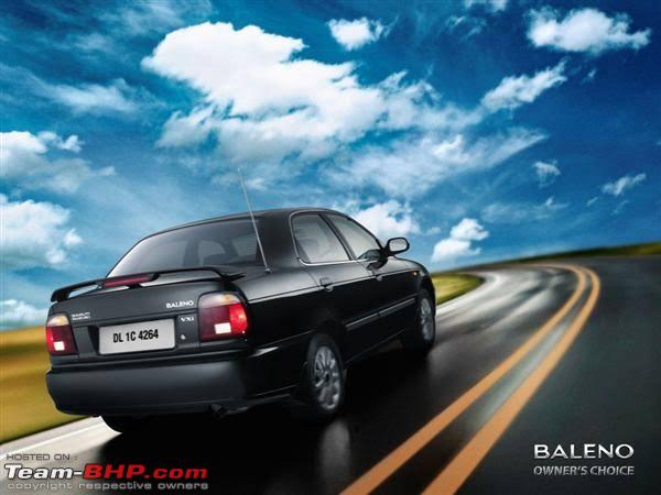 Tribute to the original Suzuki Baleno sedan! It was underrated...very much  so - Team-BHP