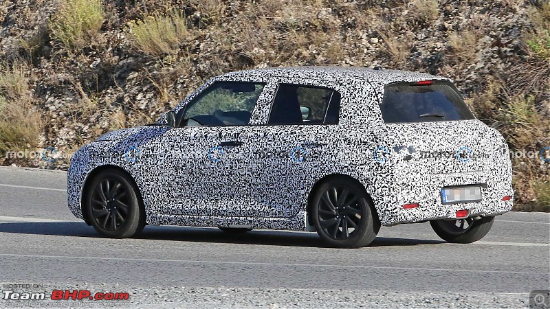 New Maruti Swift Spied Again - Testing With Current Swift