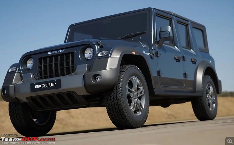 Mahindra Thar Roxx is the official name of the 5-door Thar-mahindrathar5doorconcept.jpg