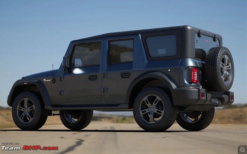 Mahindra Thar Roxx is the official name of the 5-door Thar-mahindrathar5doorconceptrender.jpg