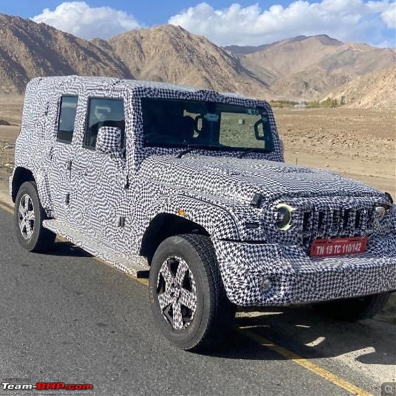 Field trials of the 4-door Mahindra Thar begin!-img_1048.jpeg