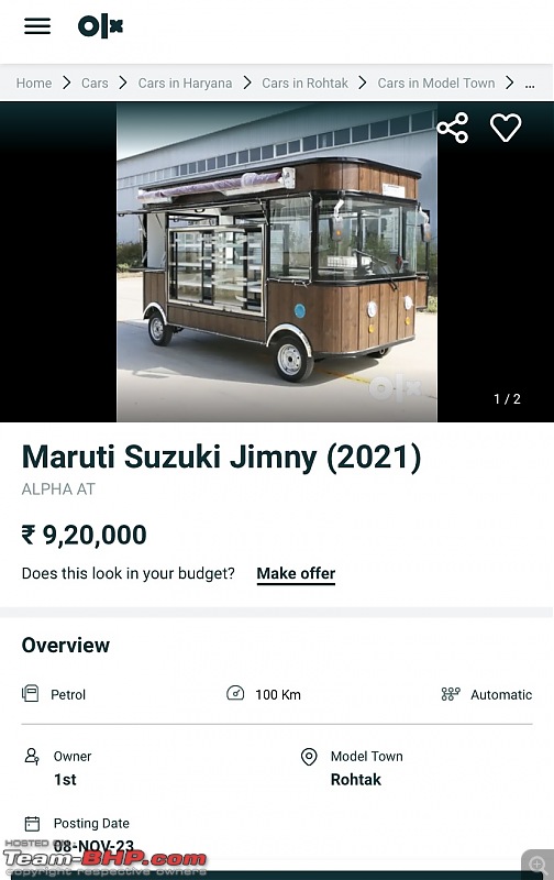 Is the Maruti Jimny's optimistic pricing dampening its sales?-img_1554.jpeg