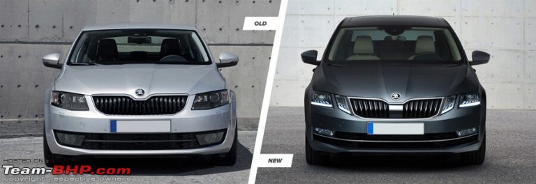 Car manufacturers who hit it out of the park with their facelifts!-skodaoctaviamk3vsmk3facelift768x264.jpg