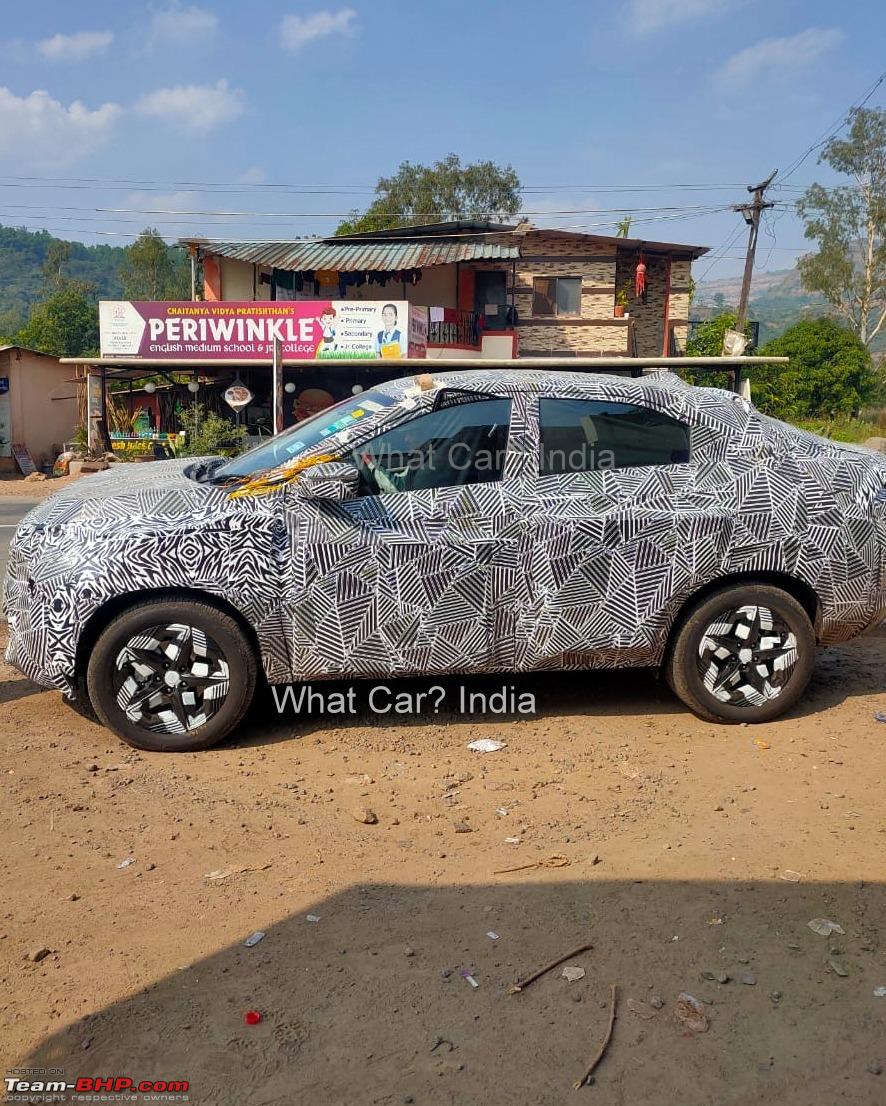 Scoop! Tata Curvv Test Mule Spotted In India For The First Time - Page ...