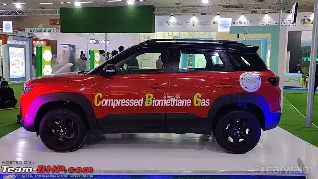 Biomethane-powered Maruti Brezza unveiled at Bharat Mobility Show-marutisuzukibrezzaleftsideview1.jpg