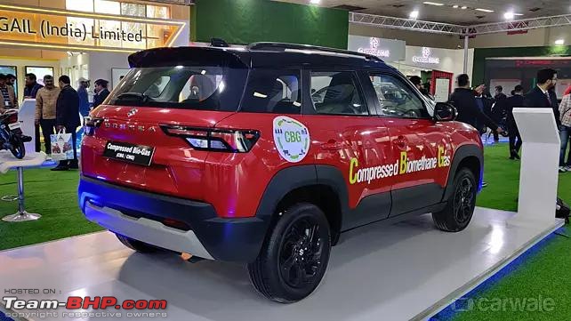 Biomethane-powered Maruti Brezza unveiled at Bharat Mobility Show-marutisuzukibrezzarightrearthreequarter3.jpg
