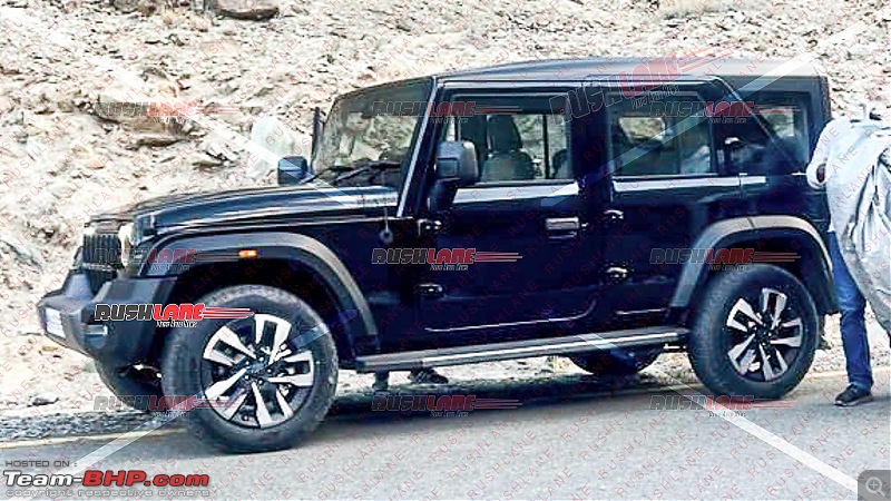 Mahindra Thar Roxx is the official name of the 5-door Thar-mahindratharroxxsideview2.jpg