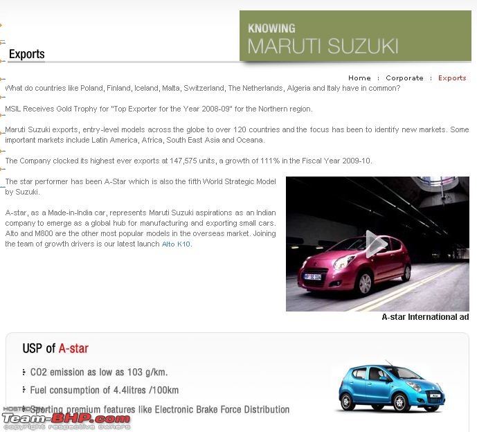 Why Isn't The Maruti AStar Selling Well?-astarexport.jpg