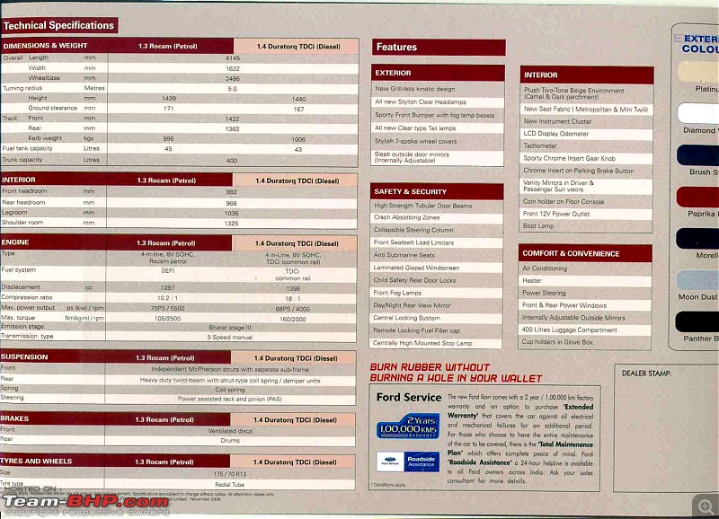 Ford ikon tdci brochure