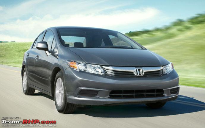 Хонда стек. Honda Civic sedan natural Gas 2012.