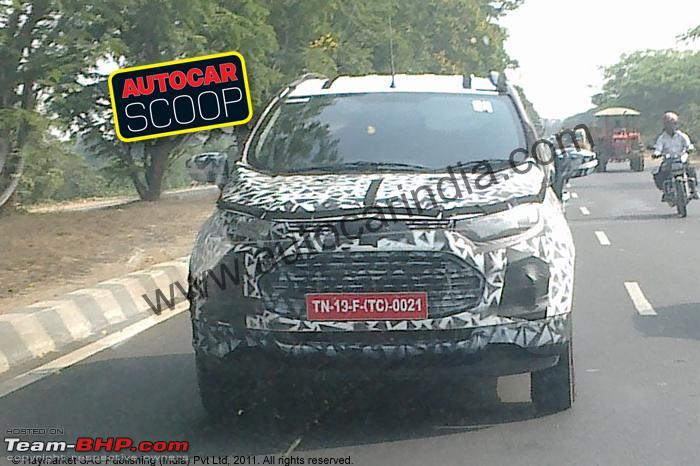 Spy pics of ford ecosport in india #8