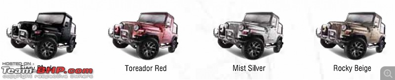 All Indian SUVs & MUVs : Compared!-thar-colours.jpg