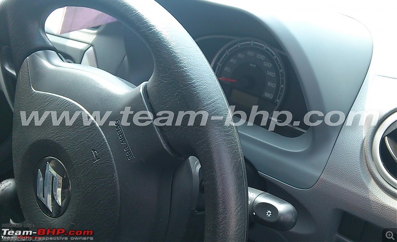 New Maruti Alto 800. EDIT : CLEAR scoop pictures on Page 18 & 20 - Now Launched-airbag.jpg